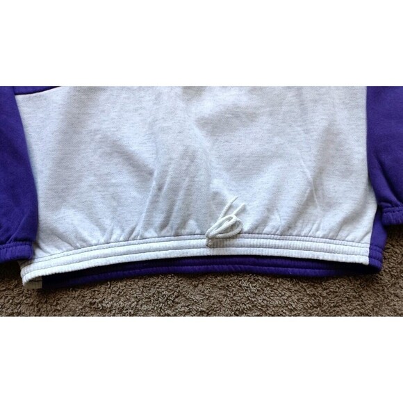 Vintage Bahamas Jacket Women's Size XL Purple Gray Striped Long Sleeve 90s - Picture 3 of 7